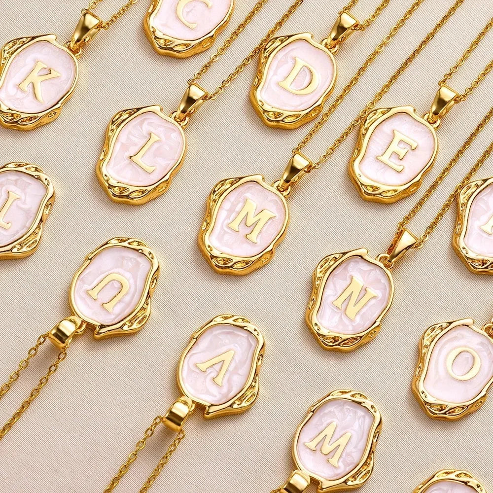 Y2K Drip Initial Necklace