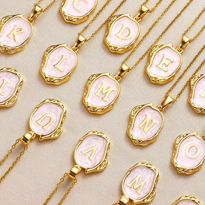 Y2K Drip Initial Necklace