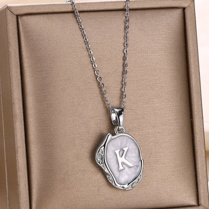 Y2K Drip Initial Necklace