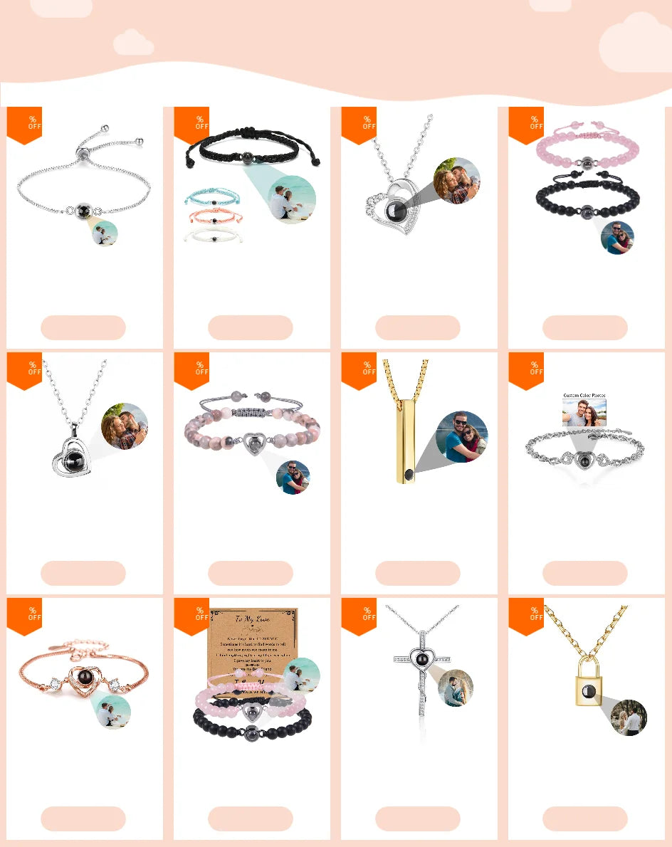 Custom Photo Projection Bracelet