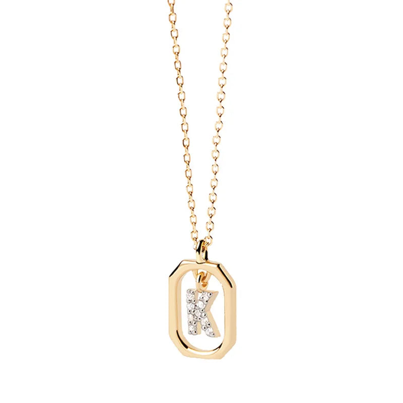 Sterling Silver Initial Necklace