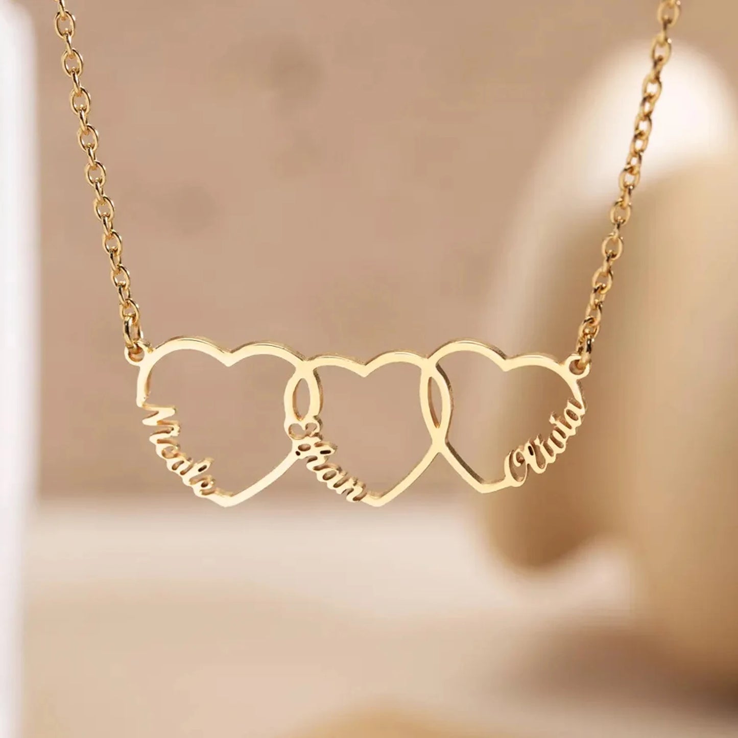 Personalised Heart Name Necklace