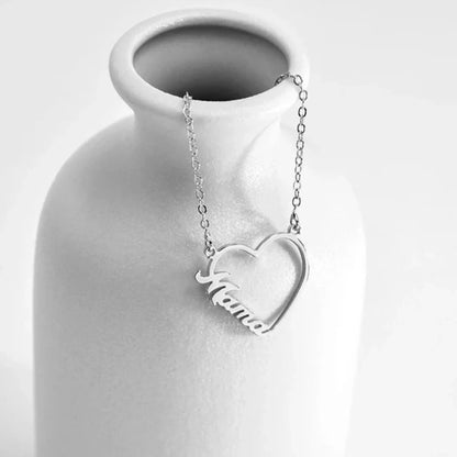 Personalised Heart Name Necklace
