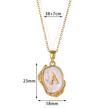 Y2K Drip Initial Necklace