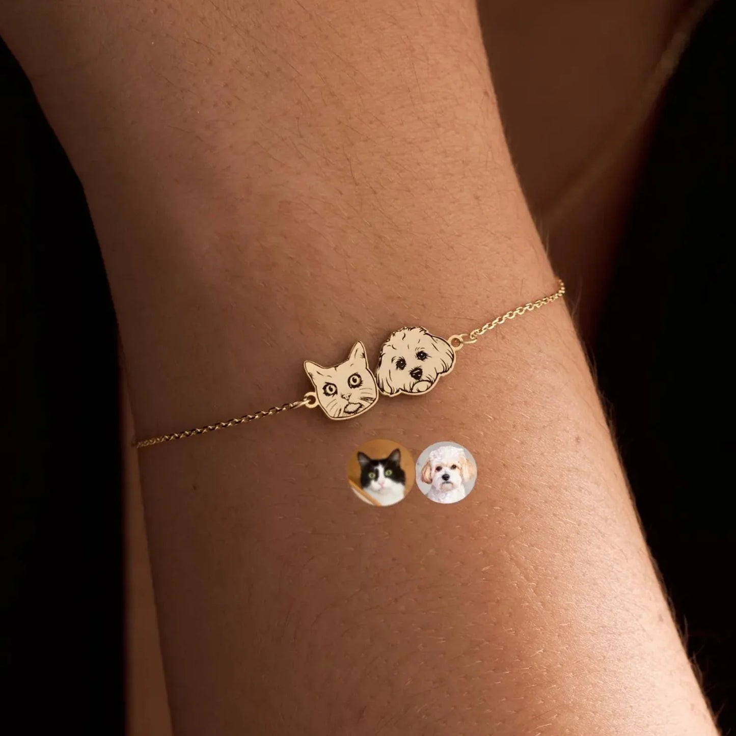 Personalised Pet Portrait Bracelet