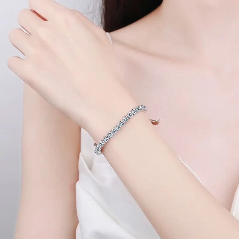 Moissanite Tennis Bracelet
