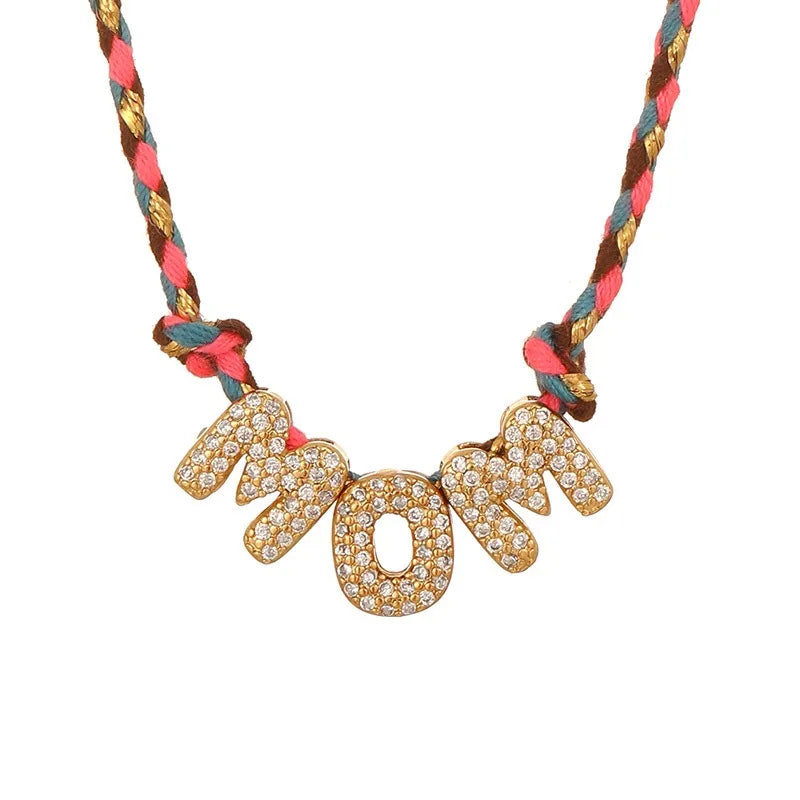 Colour Word Pendant Necklace