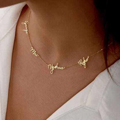 Personalised Multi-Name Necklace