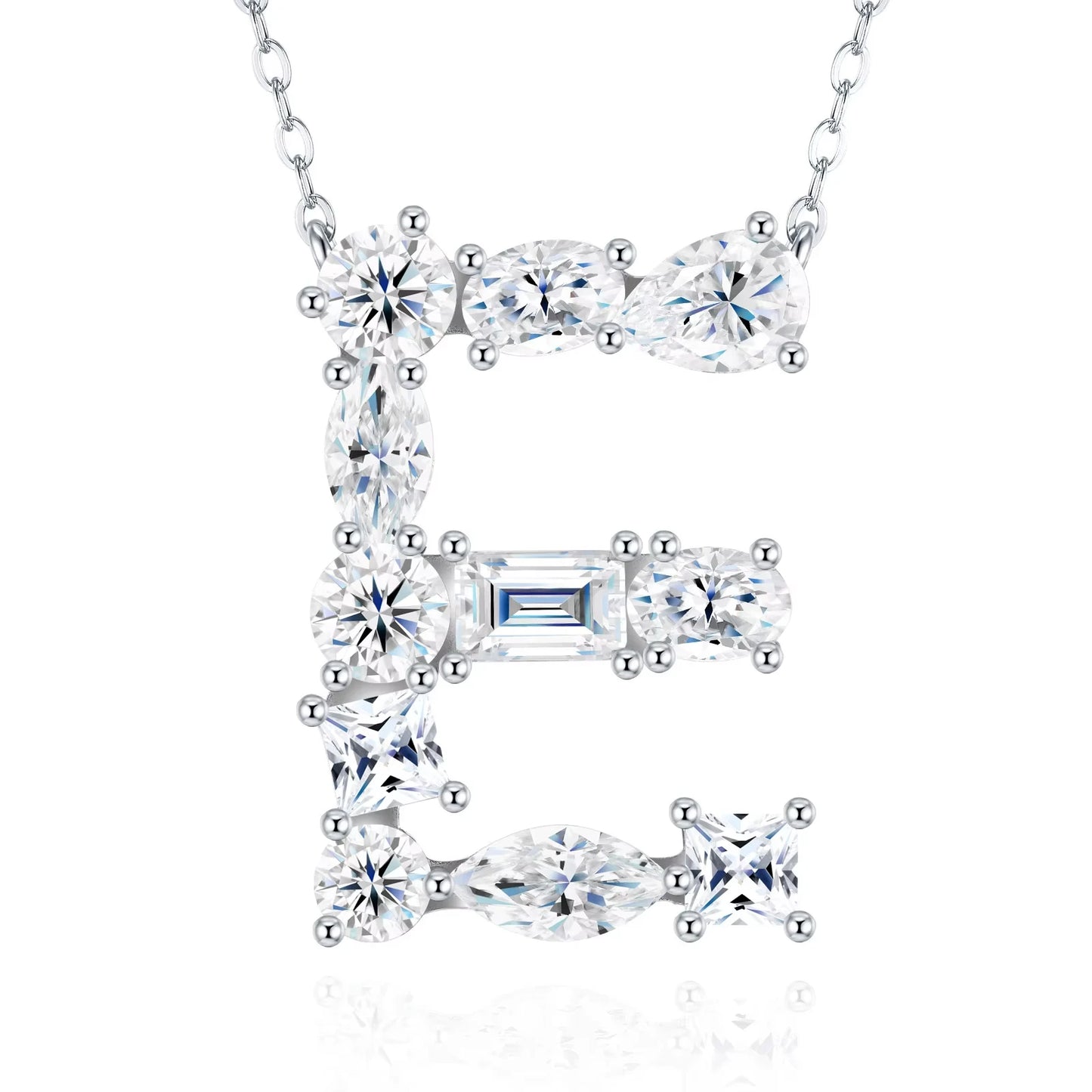 Moissanite Letter Necklace