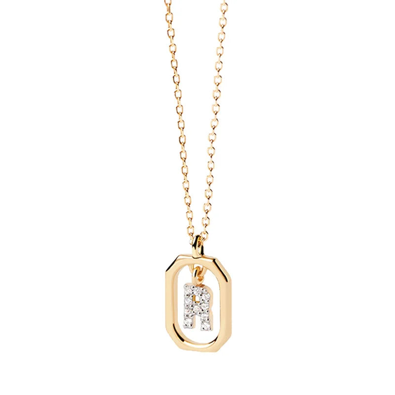 Sterling Silver Initial Necklace
