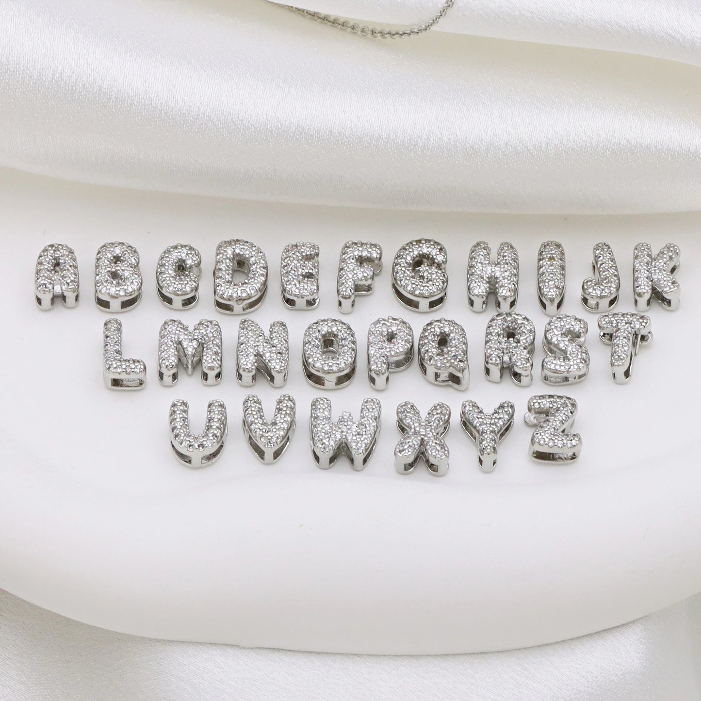 Sparkling Bubble Name Necklace