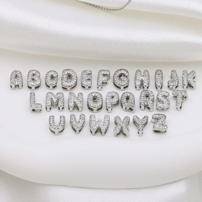 Sparkling Bubble Name Necklace