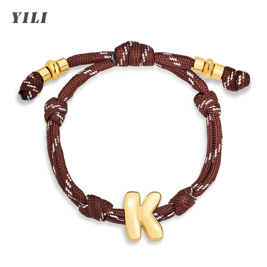 Bubble Initial Bracelet