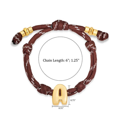 Bubble Initial Bracelet