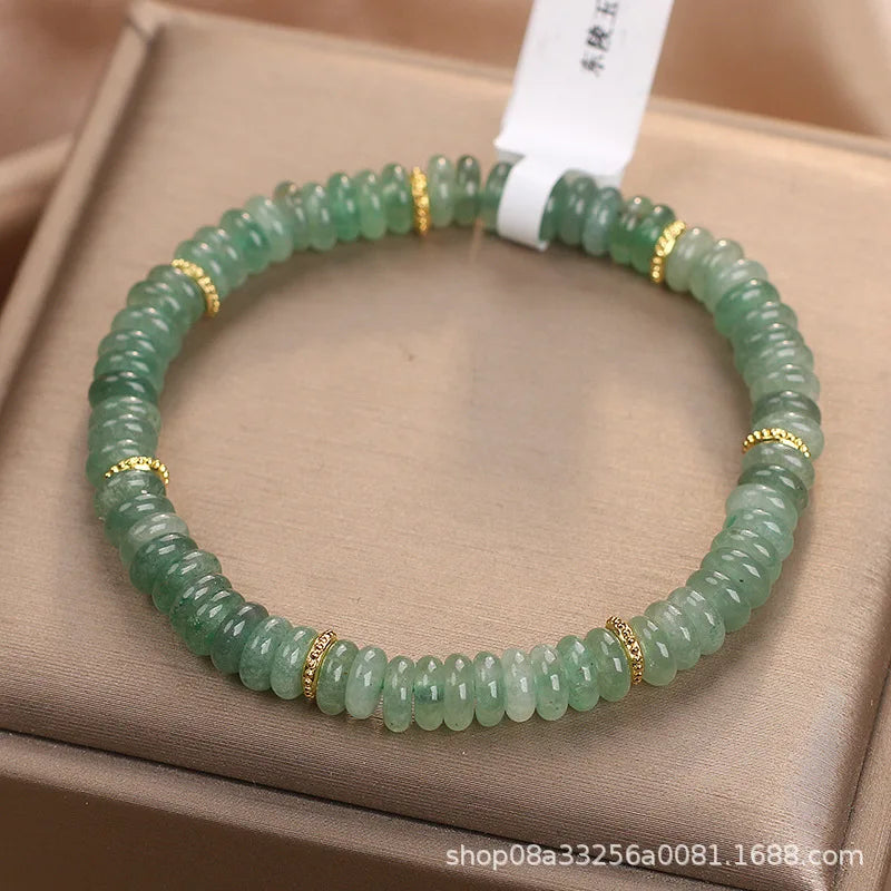 Green Jade Bead Bracelet
