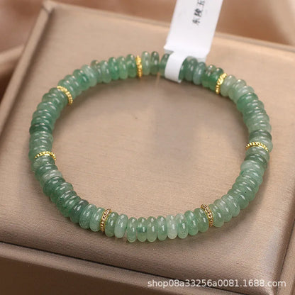Green Jade Bead Bracelet