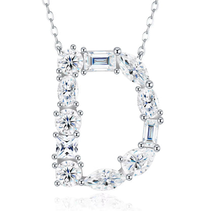 Moissanite Letter Necklace