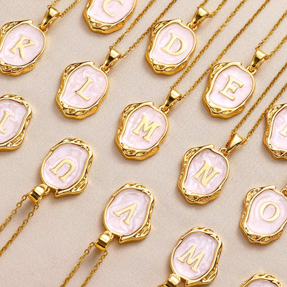 Y2K Drip Initial Necklace