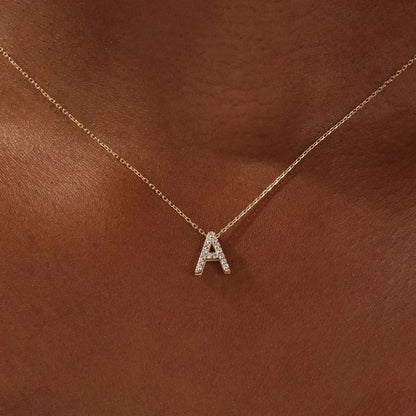 Mini Gold Initial Choker