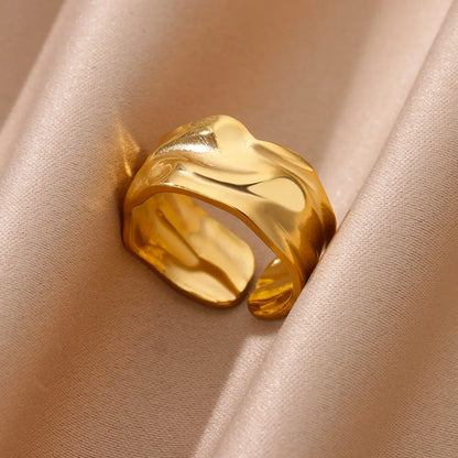 Chunky Gold Open Ring