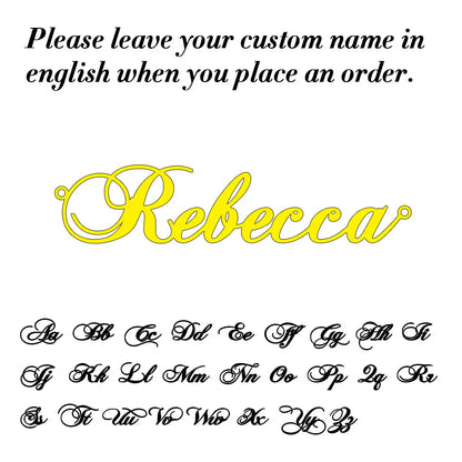 Cursive Custom Name Necklace