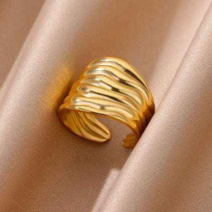 Chunky Gold Open Ring
