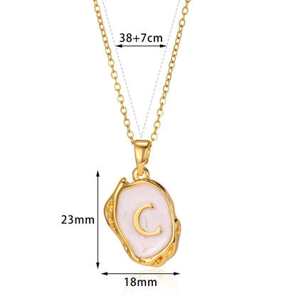 Y2K Drip Initial Necklace