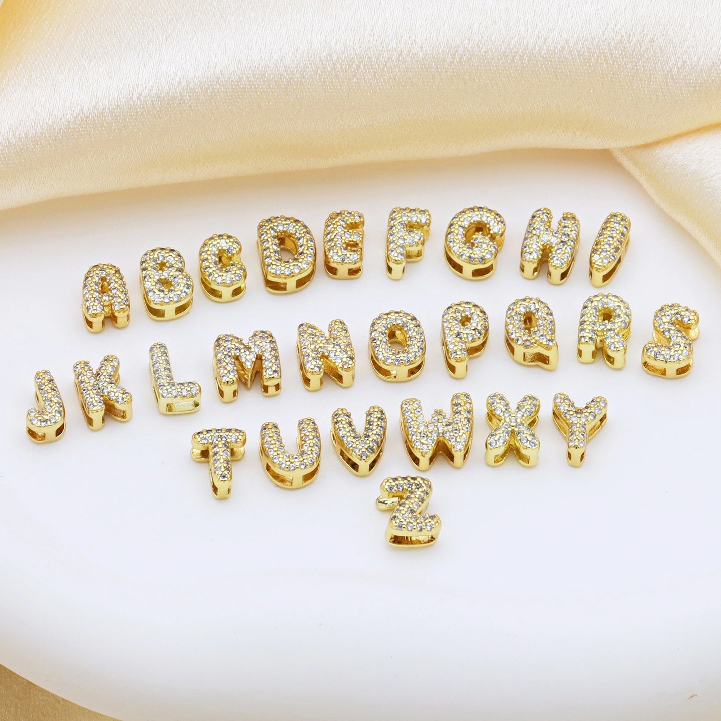 Sparkling Bubble Name Necklace