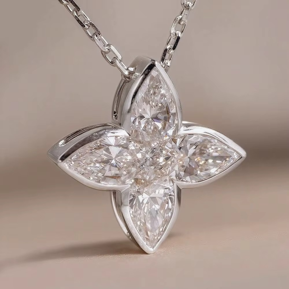 Bloom Moissanite Necklace