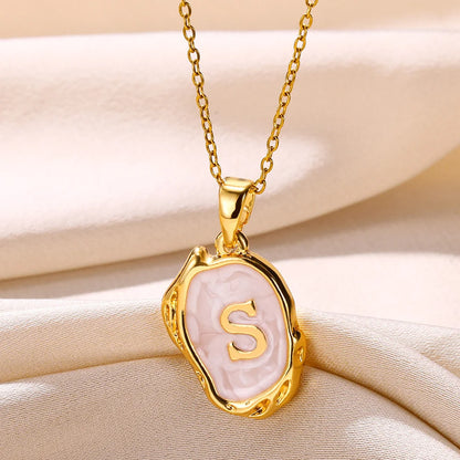 Y2K Drip Initial Necklace