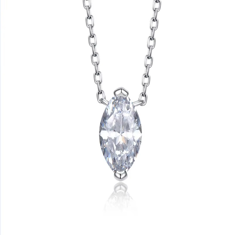 Marquise Moissanite Necklace