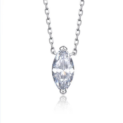 Marquise Moissanite Necklace