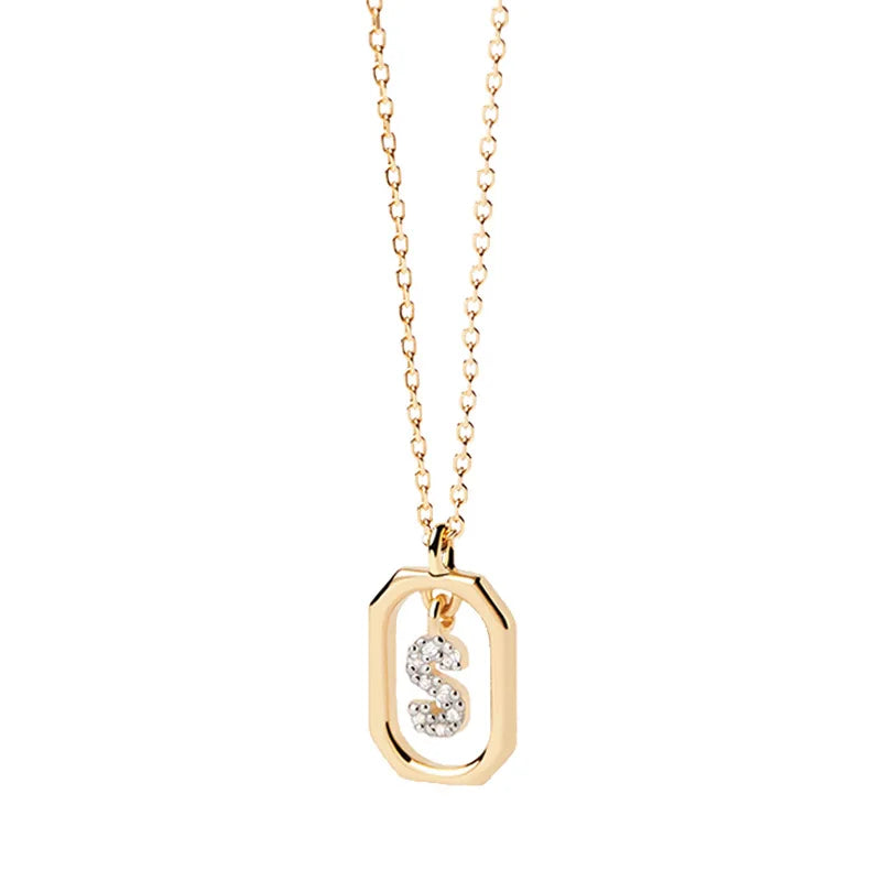 Sterling Silver Initial Necklace