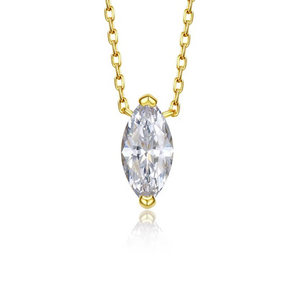 Marquise Moissanite Necklace