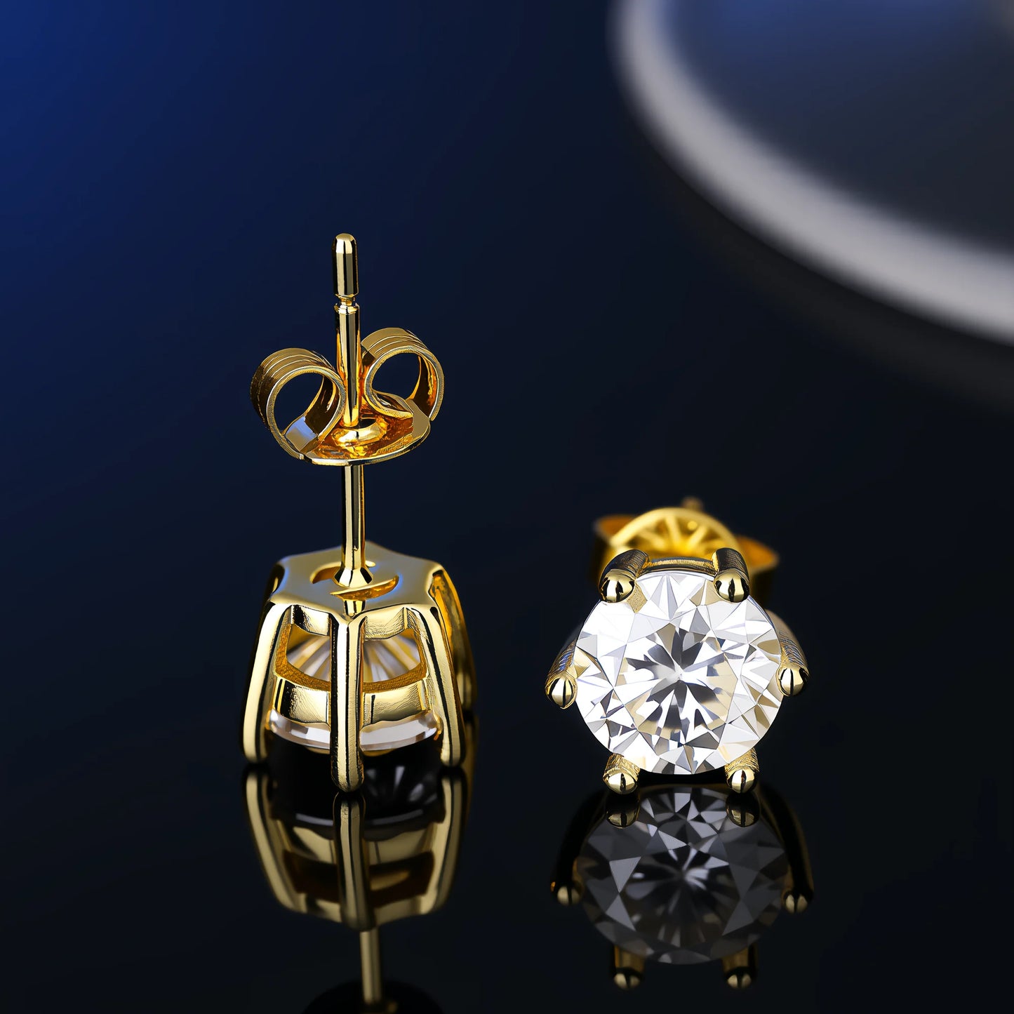 Moissanite Stud Earrings