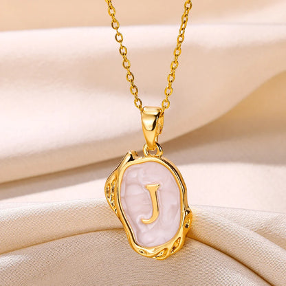 Y2K Drip Initial Necklace