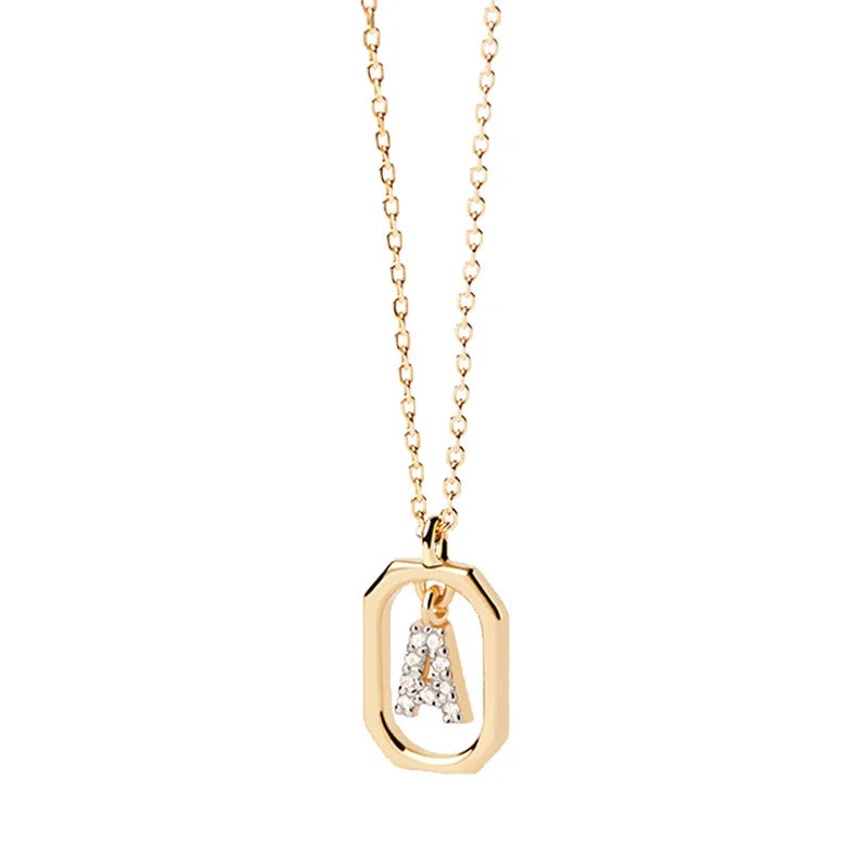 Sterling Silver Initial Necklace