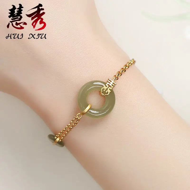 Jade Gourd Bracelet