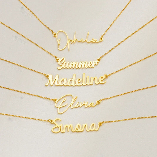 Cursive Custom Name Necklace