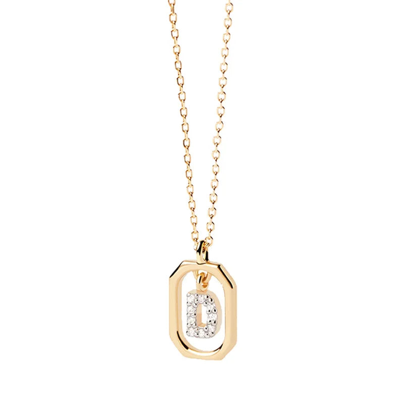 Sterling Silver Initial Necklace