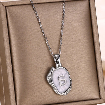 Y2K Drip Initial Necklace