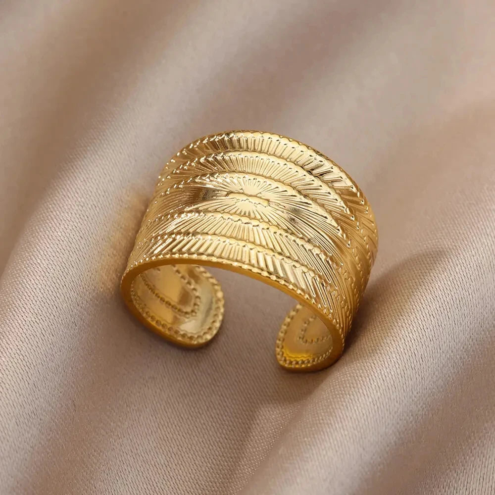 Chunky Gold Open Ring