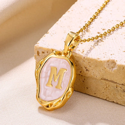 Y2K Drip Initial Necklace