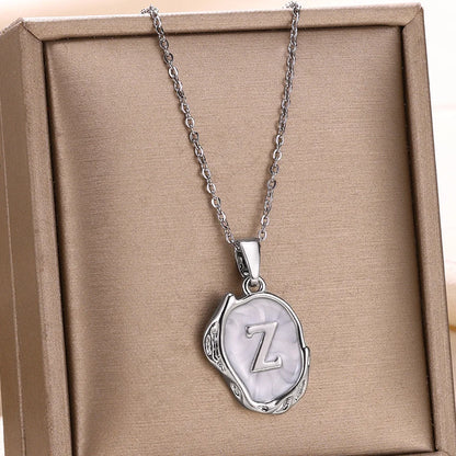 Y2K Drip Initial Necklace