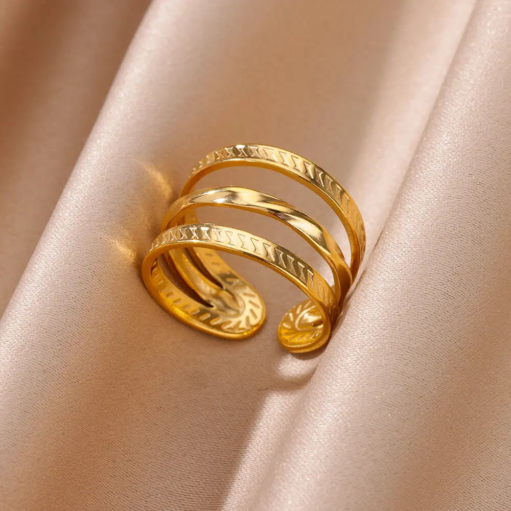 Chunky Gold Open Ring