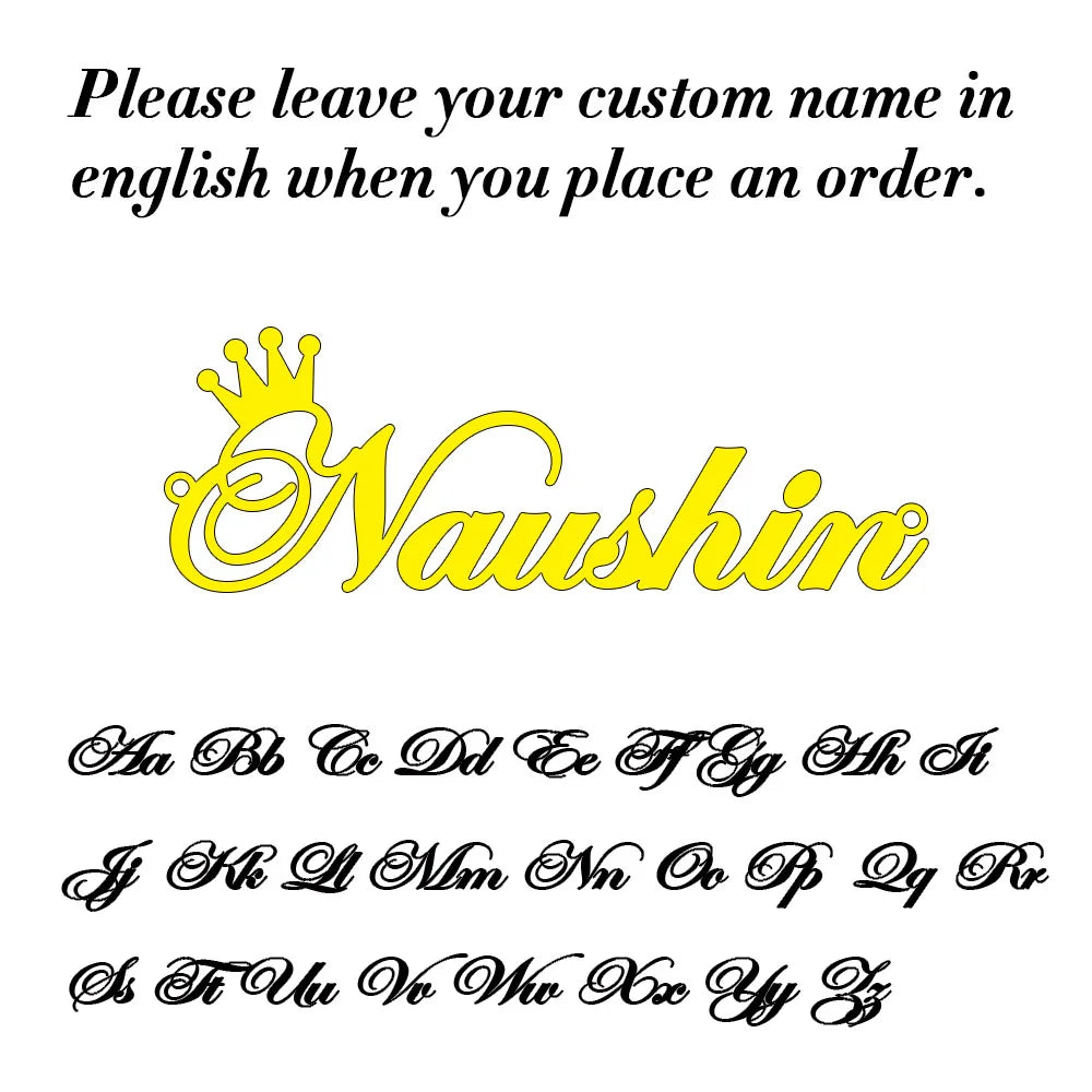 Cursive Custom Name Necklace