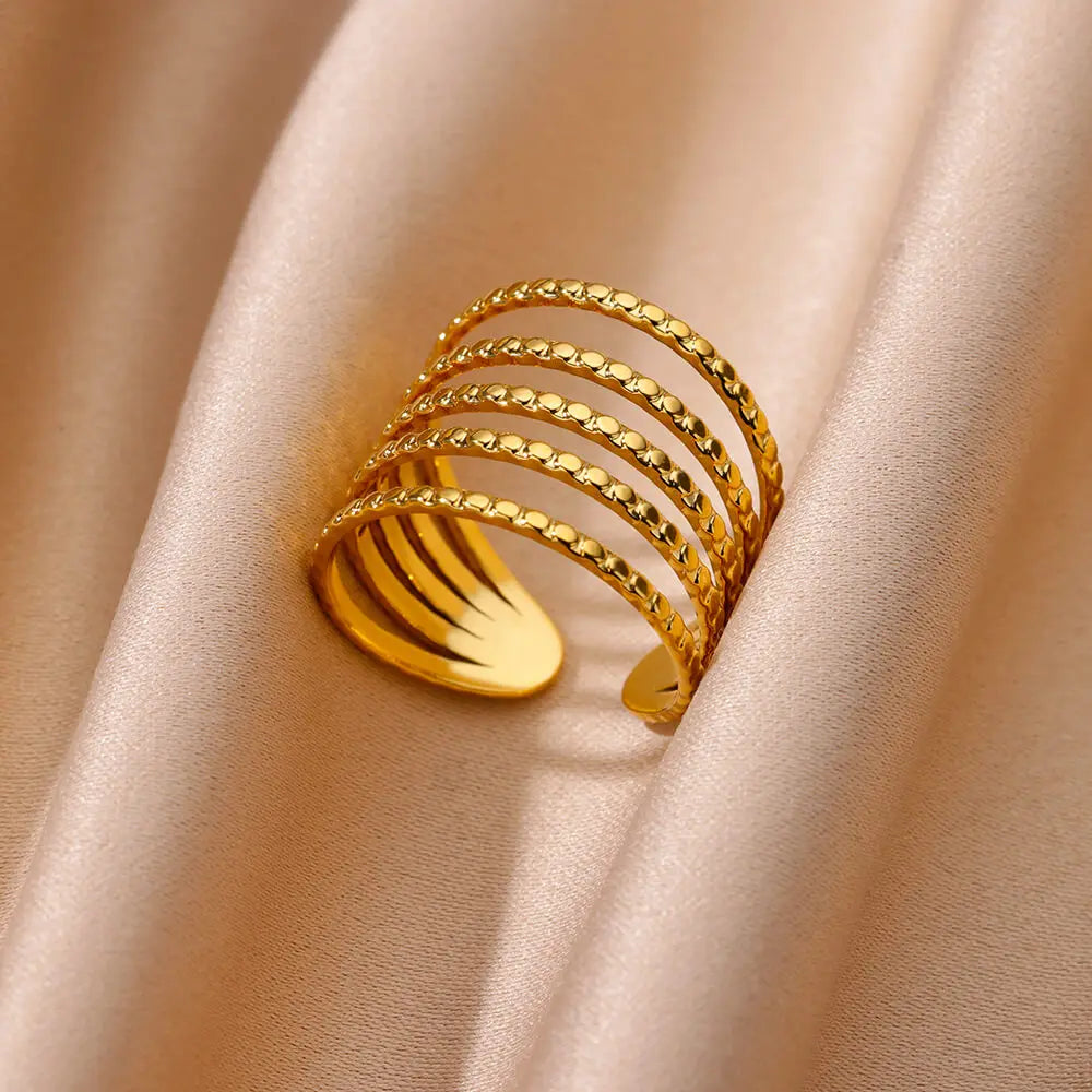 Chunky Gold Open Ring