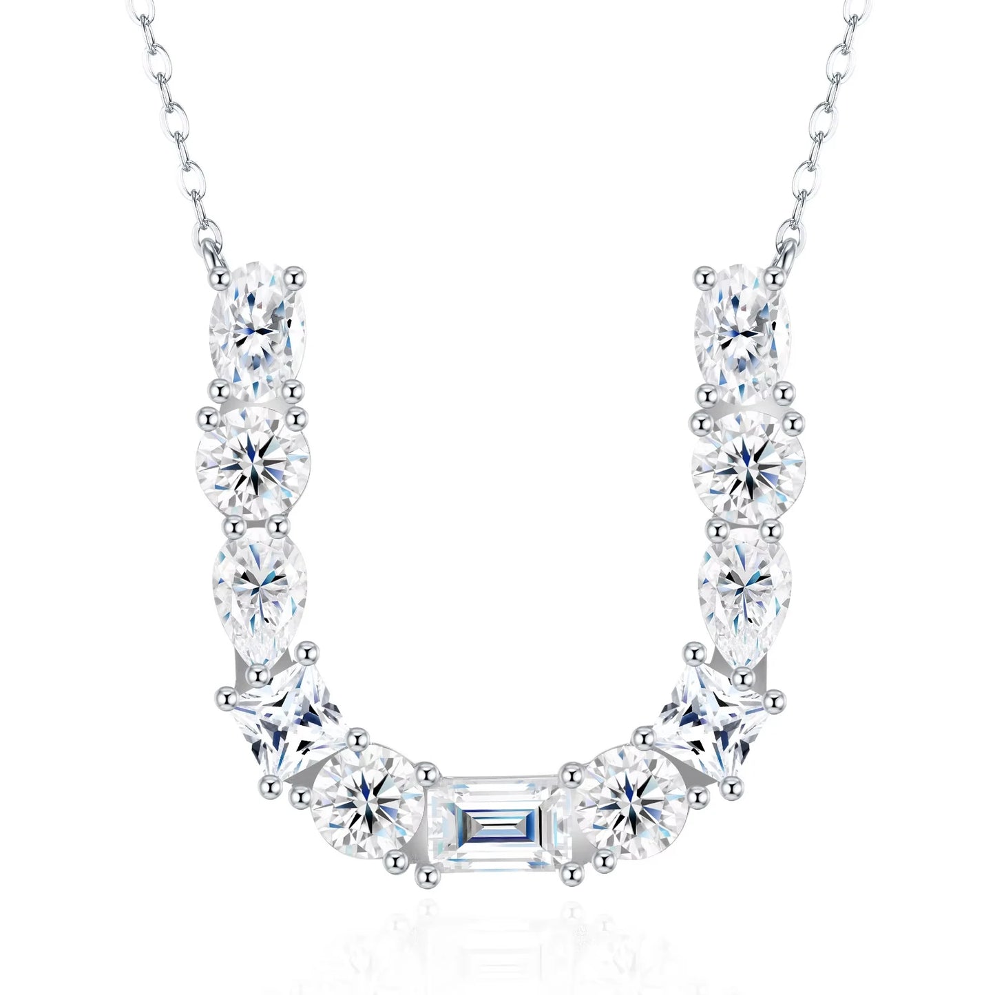 Moissanite Letter Necklace