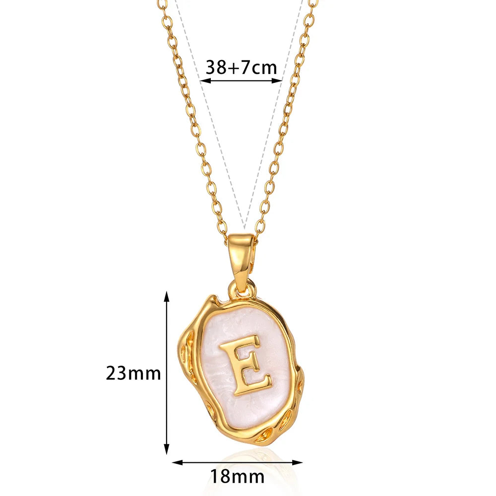 Y2K Drip Initial Necklace