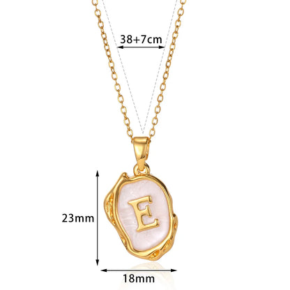 Y2K Drip Initial Necklace